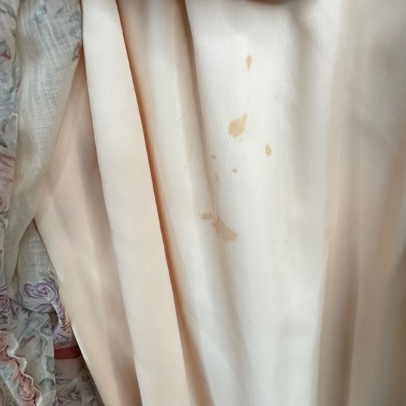 VTG 70s Prairie Dress 6 Maxi Long Sleeve Floral Tiered Cottage Milkmaid Fairy - Picture 10 of 15